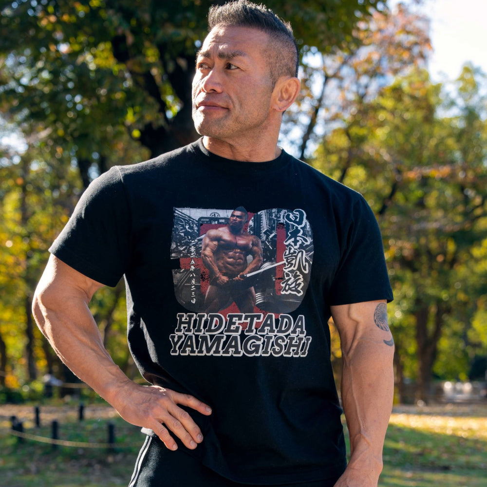 BIG HIDE 50th Contest 応援Tシャツ ブラック - 日本凱旋