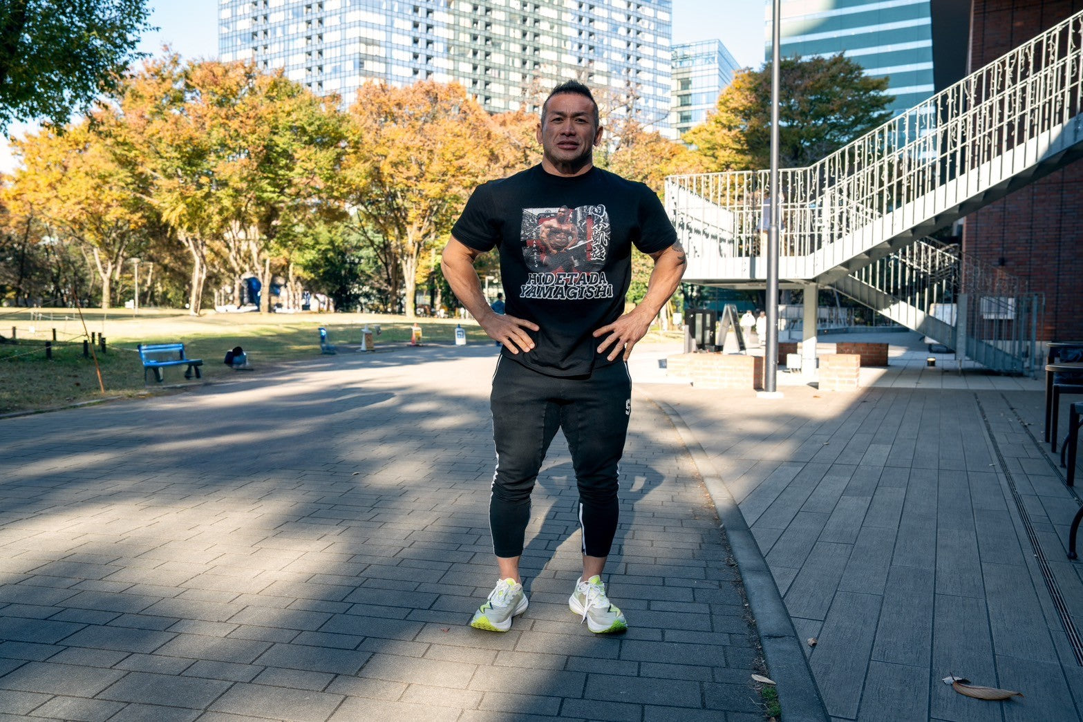 BIG HIDE 50th Contest 応援Tシャツ ブラック - 日本凱旋