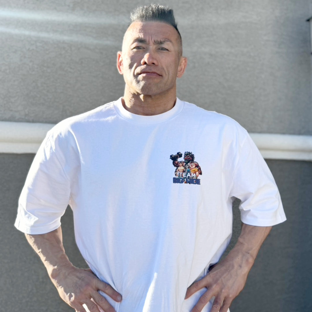 【期間限定販売】TEAM BIG HIDE だけれども ビッグフィット ゆったりTEE