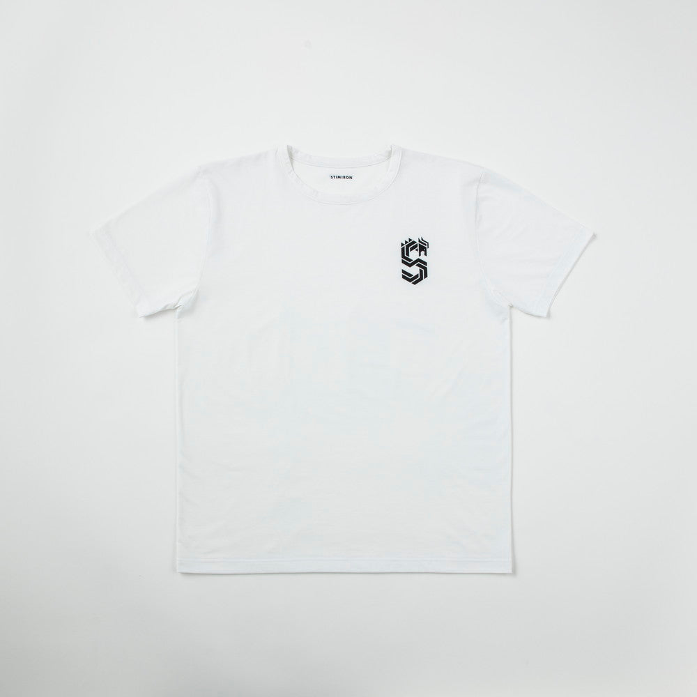 DRAGON REFLECTOR LOGO STANDARD T-SHIRT - WHITE