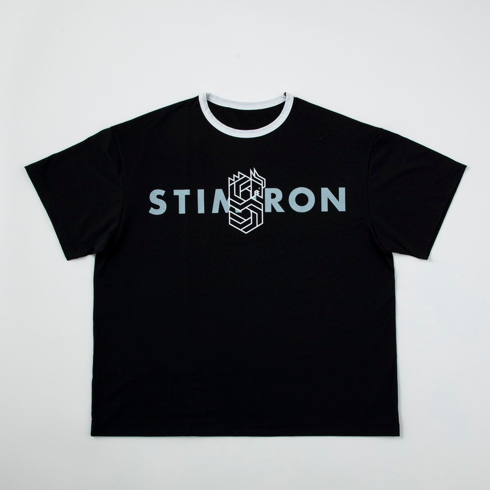 DRAGON LOGO BIG FIT T-SHIRT - BLACK