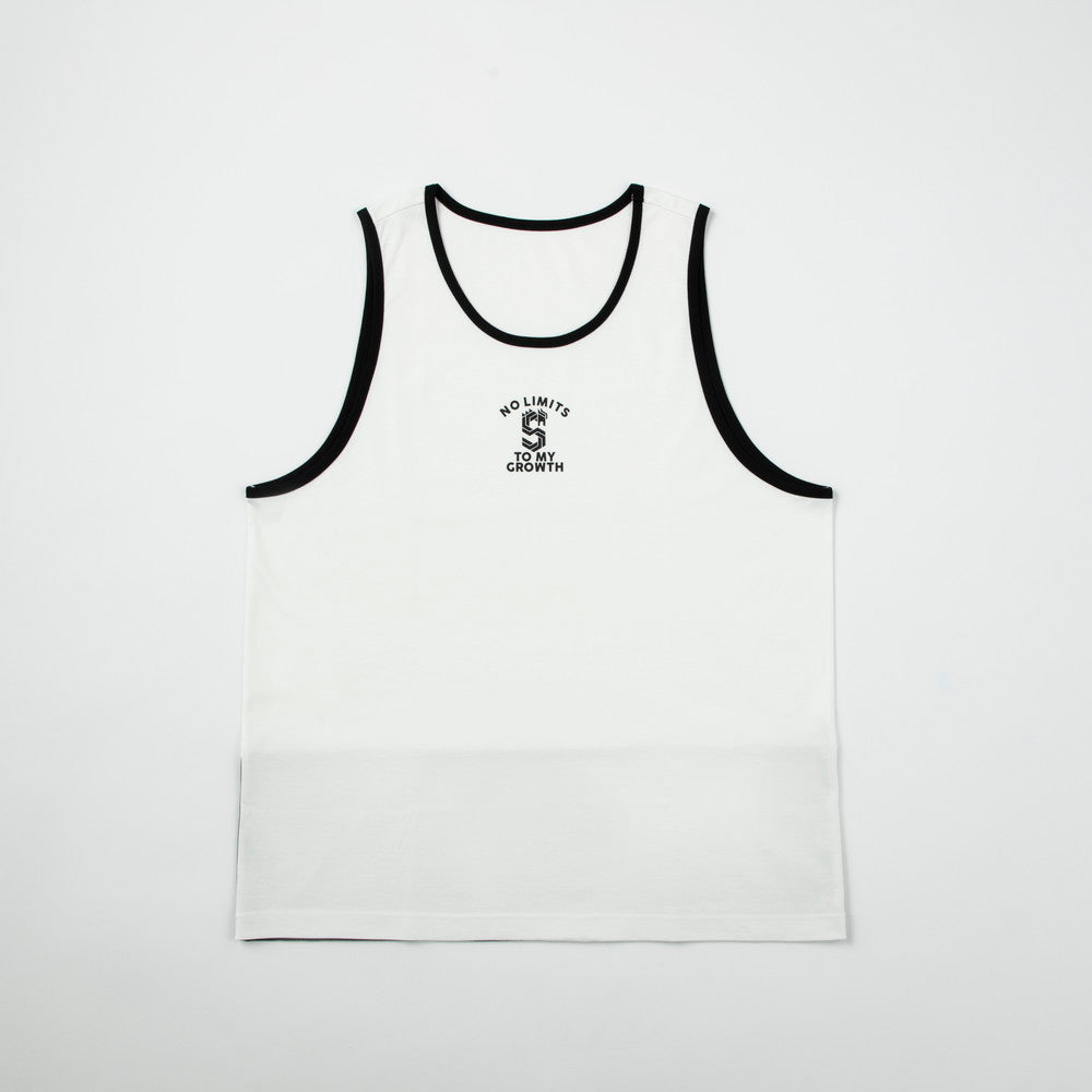 DRAGON REFLECTOR LOGO STANDARD TANK TOP - WHITE