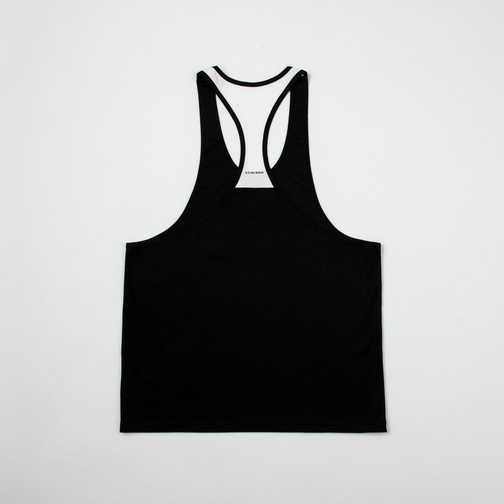 DRAGON REFLECTOR LOGO STRINGER TANK TOP - BLACK