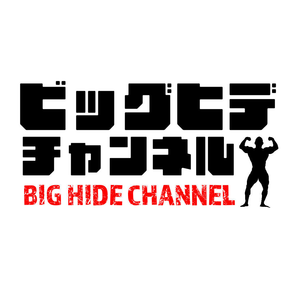 BIG HIDE CHANNEL シルエットロゴステッカー