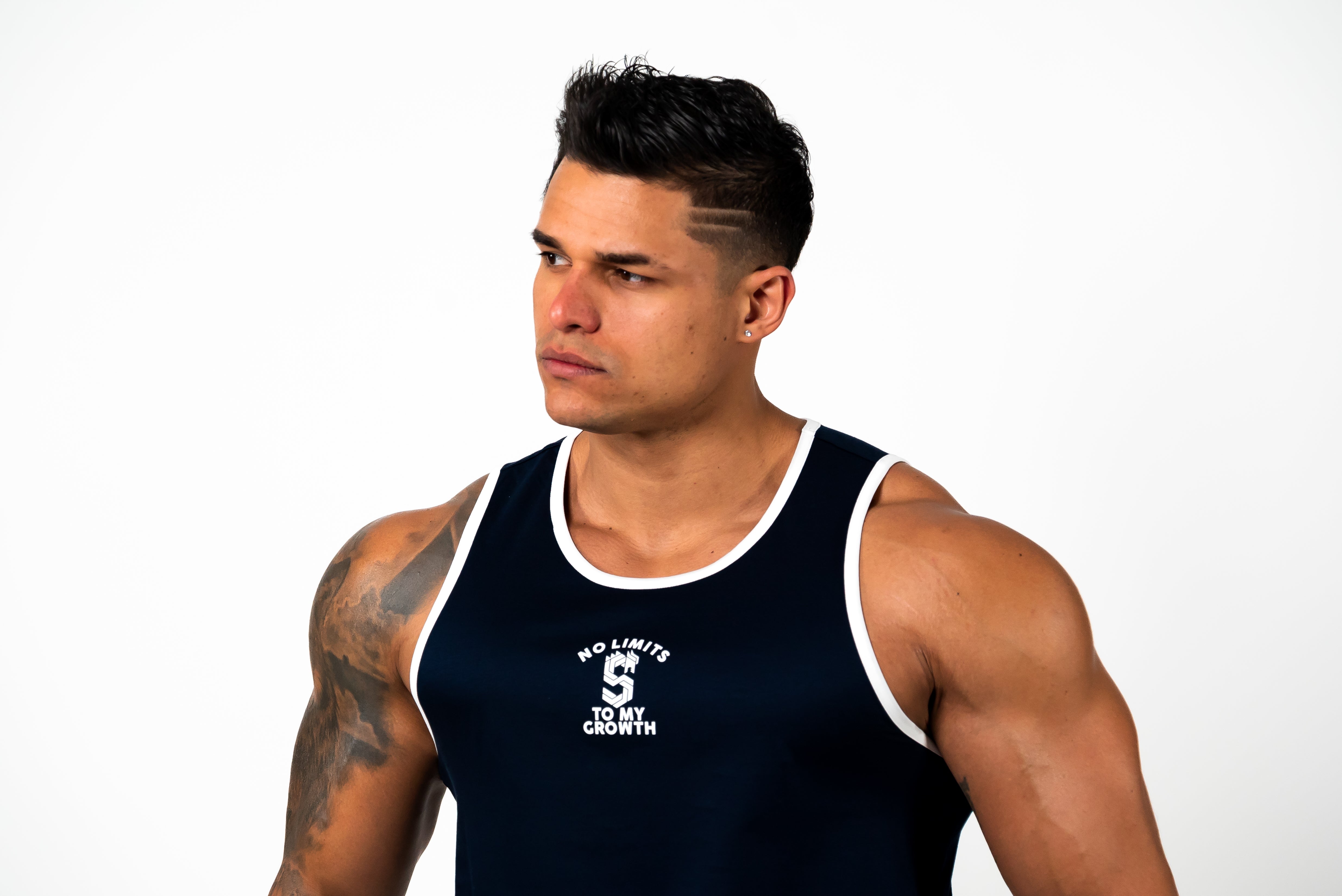 DRAGON REFLECTOR LOGO STANDARD TANK TOP - NAVY