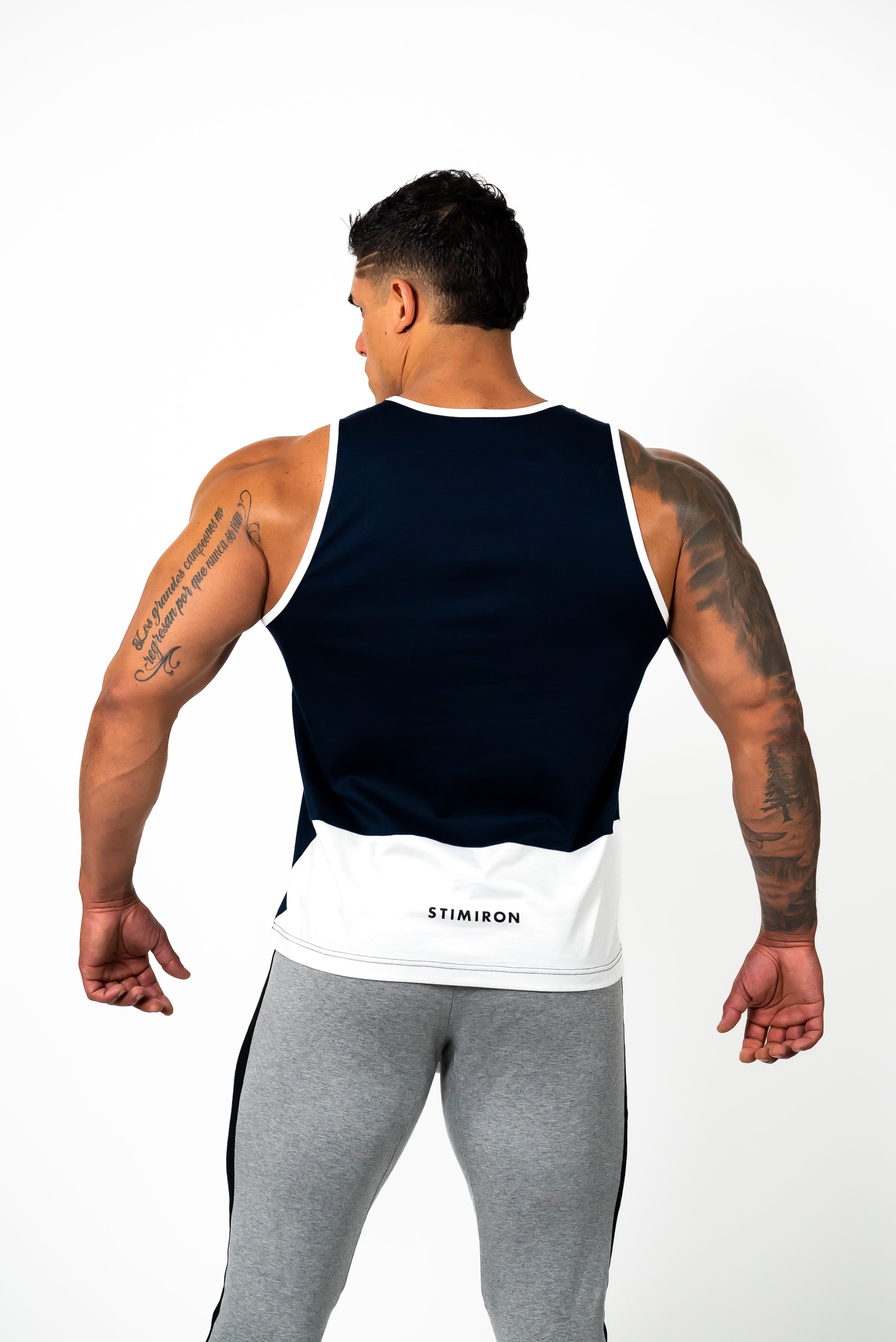 DRAGON REFLECTOR LOGO STANDARD TANK TOP - NAVY