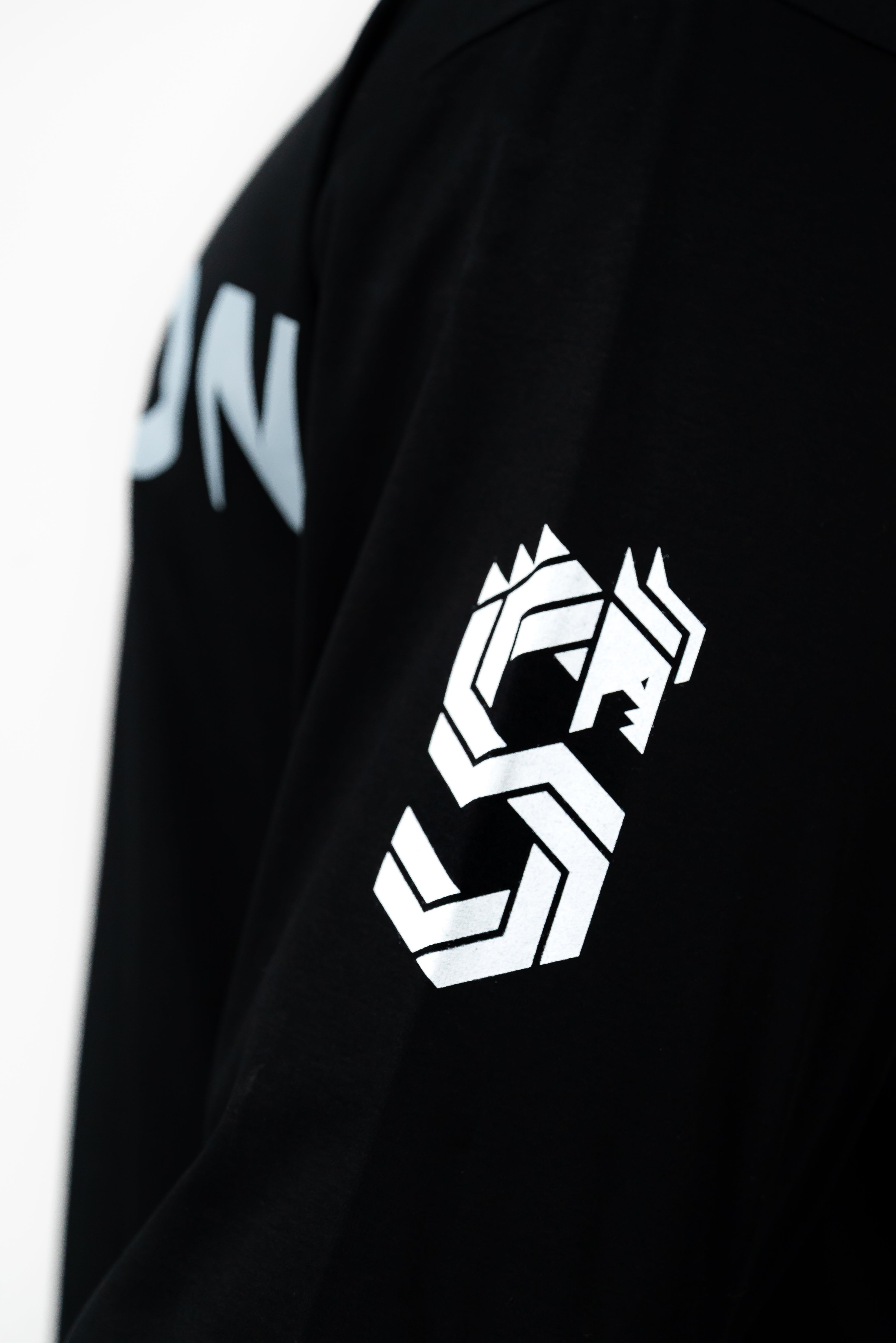 DRAGON LOGO BIG FIT LONG SLEEVES - BLACK