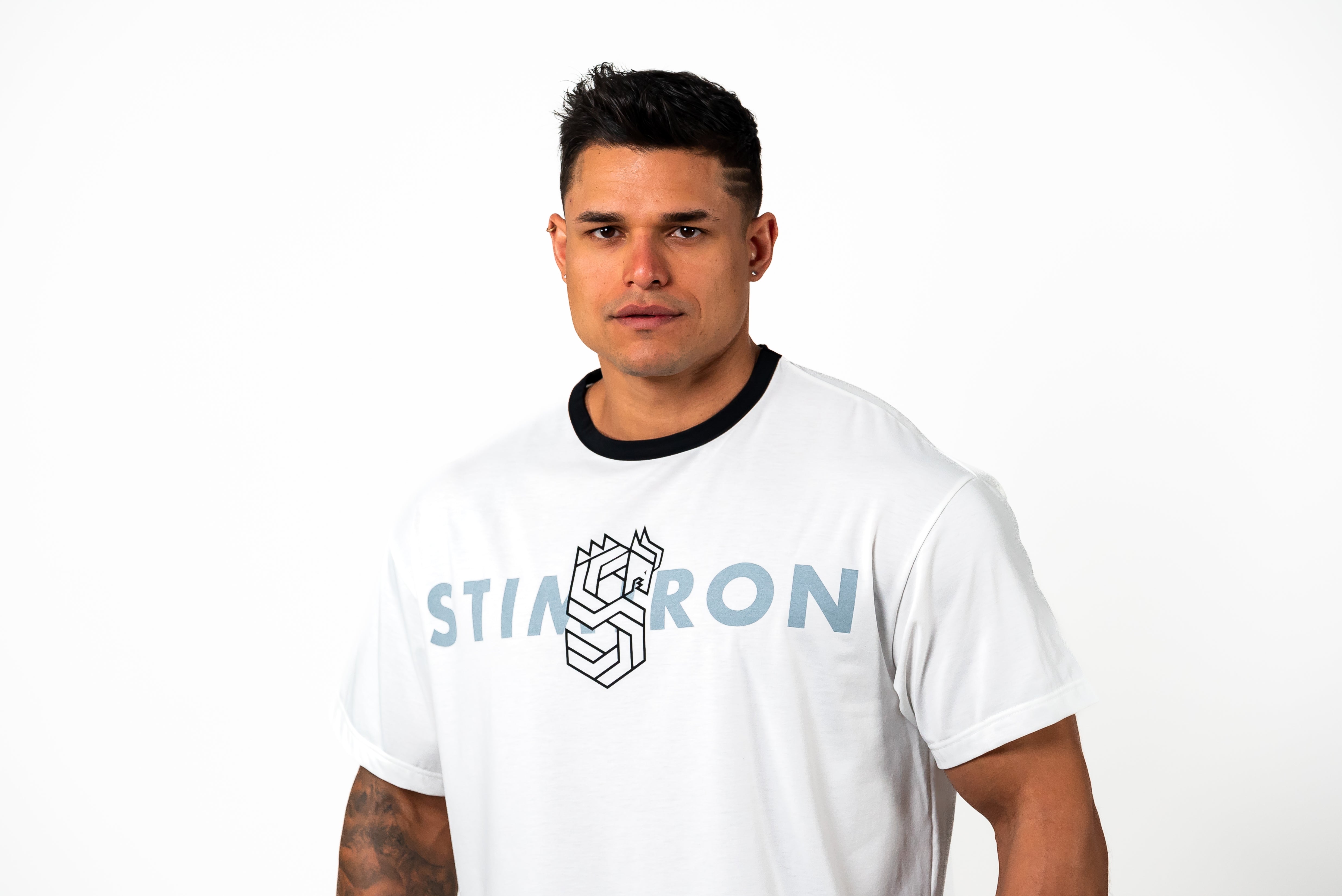 DRAGON LOGO BIG FIT T-SHIRT - WHITE